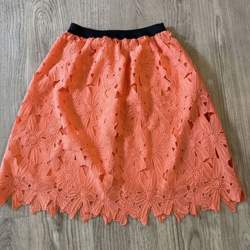 Eyeshadow Orange Skirt Floral Size S For Ladies